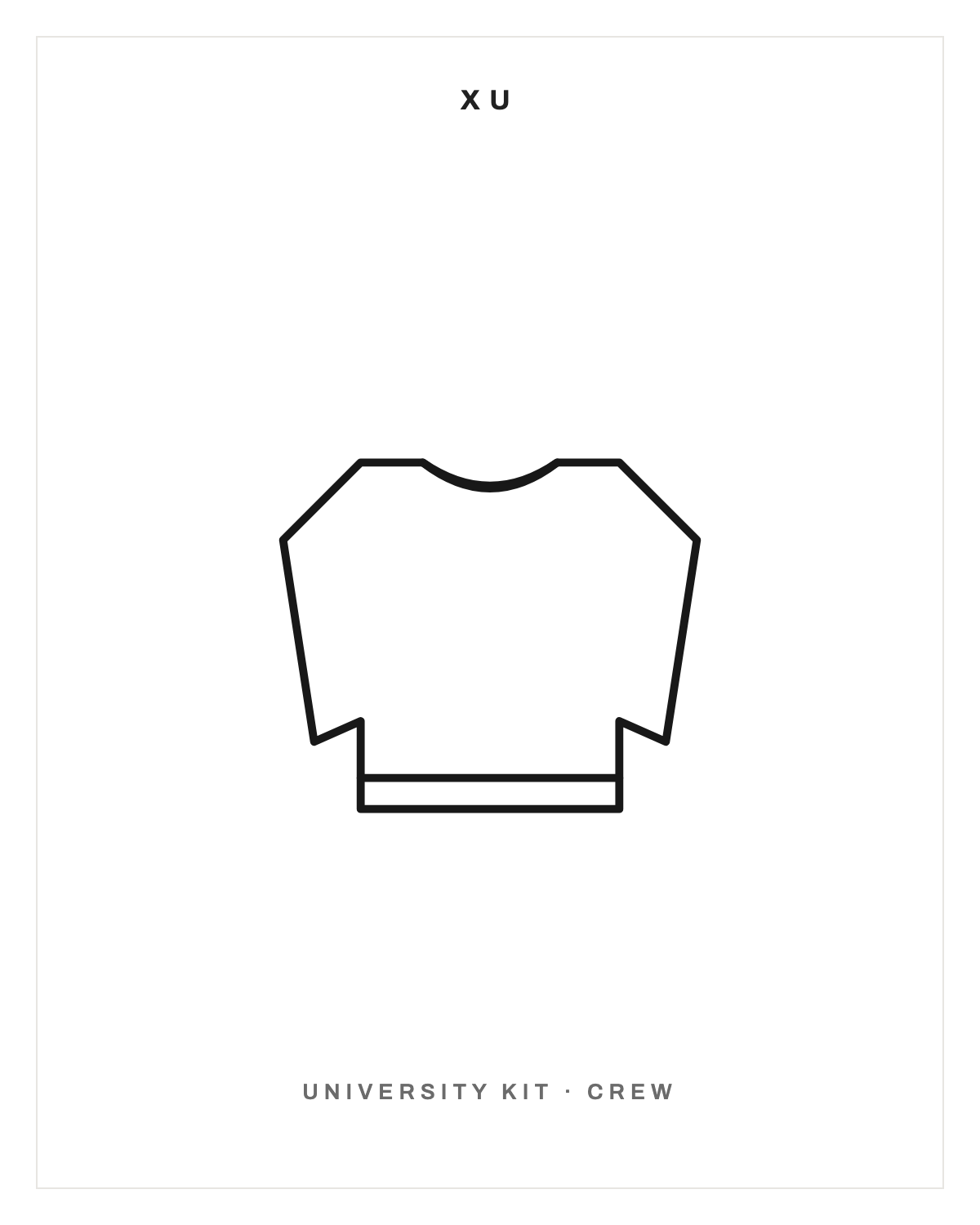 XU Crewneck