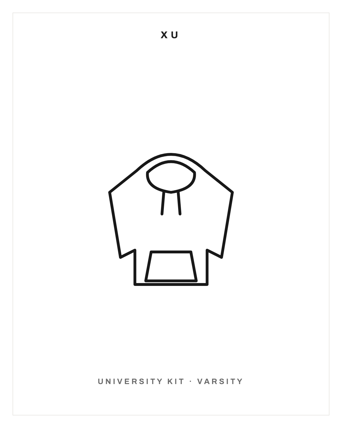 XU Varsity Hoodie